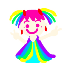 [LINEスタンプ] 個性派可愛い女の子1