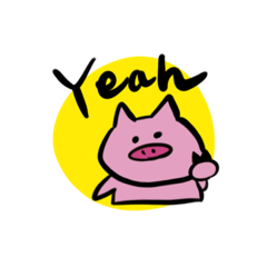 [LINEスタンプ] BUTAちゃん