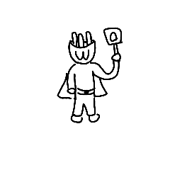 [LINEスタンプ] ポテト人  ワン