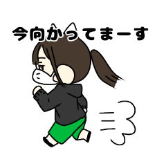 [LINEスタンプ] 無表情ちゃん        （日常）