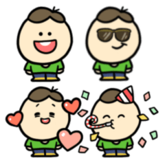 [LINEスタンプ] 巨顔な絵文字