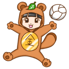 [LINEスタンプ] バレーボール大好き狸ちゃんの呟き3