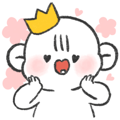 [LINEスタンプ] よちよち歩きのアジャン