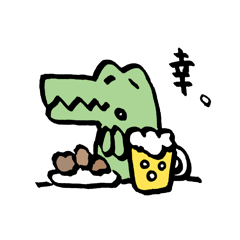 [LINEスタンプ] ワニチャンと日常