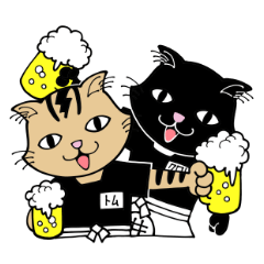 [LINEスタンプ] 立ち飲み しゃーぷ