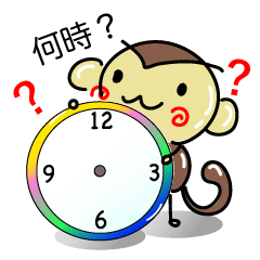 [LINEスタンプ] もんじろうの時間スタンプ