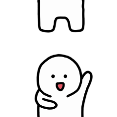 [LINEスタンプ] 上下衣  ツイスト 1