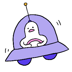 [LINEスタンプ] ダメダメ宇宙人