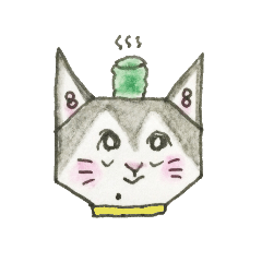 [LINEスタンプ] なんちゃって吉相ねこ