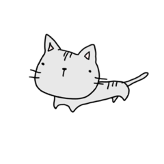 [LINEスタンプ] やるきがないねこ