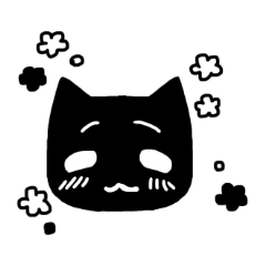 [LINEスタンプ] 色々な表情の猫のスタンプ