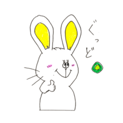 [LINEスタンプ] くまとうさぎのきもち