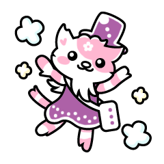 [LINEスタンプ] ヤギネコのヤコちゃん