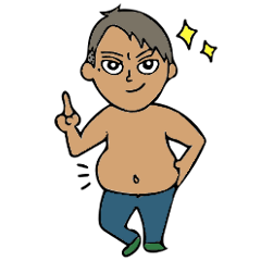 [LINEスタンプ] ぽっこりお腹のふーちゃん