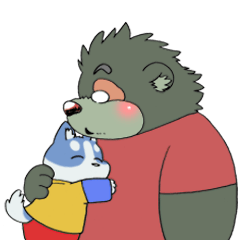 [LINEスタンプ] ヲタクマさんとショーくん