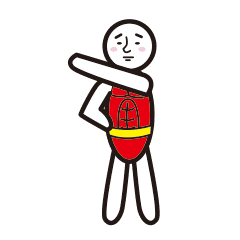 [LINEスタンプ] 動く赤い人