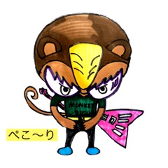 [LINEスタンプ] モンキーラッシュ！！挨拶編