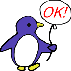 [LINEスタンプ] マイペースなペンギンの画像（メイン）