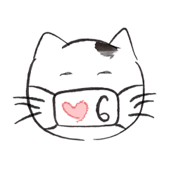 [LINEスタンプ] 新しい生活様式で暮らす猫 6