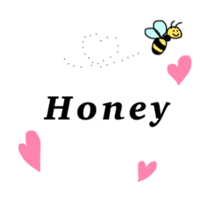 [LINEスタンプ] Honey sending love