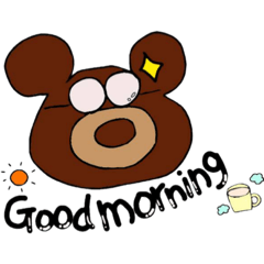 [LINEスタンプ] 日常的クマさん