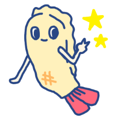 [LINEスタンプ] ぷりぷりエビ餃子ちゃんのスタンプ