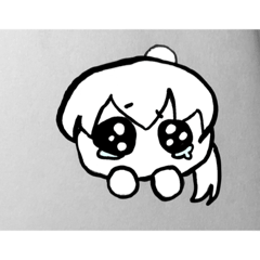 [LINEスタンプ] 白ポニ！