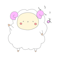 [LINEスタンプ] カラフルなひつじたち！！の画像（メイン）