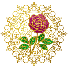 [LINEスタンプ] 花言葉 - 黄金時代 (バラ,薔薇)の画像（メイン）