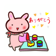 [LINEスタンプ] カヌレが大好きなウサギさん3