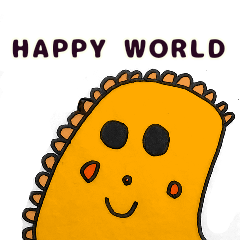 [LINEスタンプ] えいたんのHAPPYWORLD