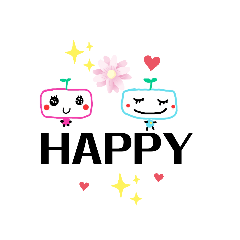 [LINEスタンプ] ピコちゃんとテレテレくん