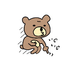 [LINEスタンプ] つな眉くま★ピエールの日常