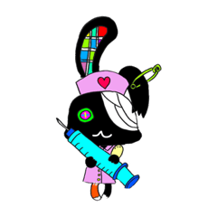 [LINEスタンプ] シザーラビットのハニー☆です。