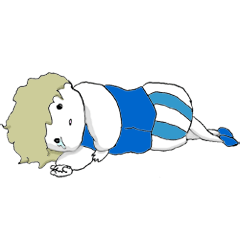 [LINEスタンプ] つらい日々