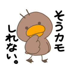 [LINEスタンプ] カモかもスタンプ。