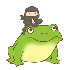 [LINEスタンプ] かわいい忍者で日常会話