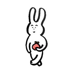 [LINEスタンプ] うさぎーー