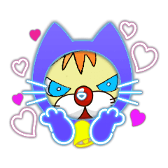 [LINEスタンプ] 猫かぶりしてみた