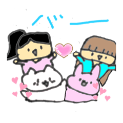 [LINEスタンプ] こにゃんここうさとM.Wねこのころころ日記