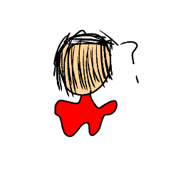 [LINEスタンプ] 髪長尾くんスタンプ