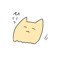 [LINEスタンプ] ぜんぶゆびで描いたねこ