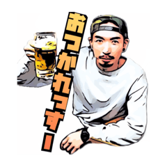 [LINEスタンプ] hide_20210429174324