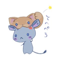 [LINEスタンプ] ちゅーすけ＆わんきち 日常で使うスタンプ