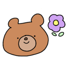 [LINEスタンプ] 手書きくまくん