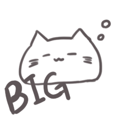 [LINEスタンプ] ねこのスタンプ【big】