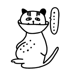 [LINEスタンプ] クレイジーキャットハハ