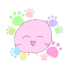 [LINEスタンプ] 面白おかしいPINKのハム