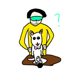 [LINEスタンプ] ケツアゴ犬〜不死身だよ！〜