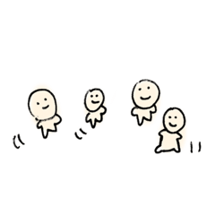 [LINEスタンプ] 4人のこびと